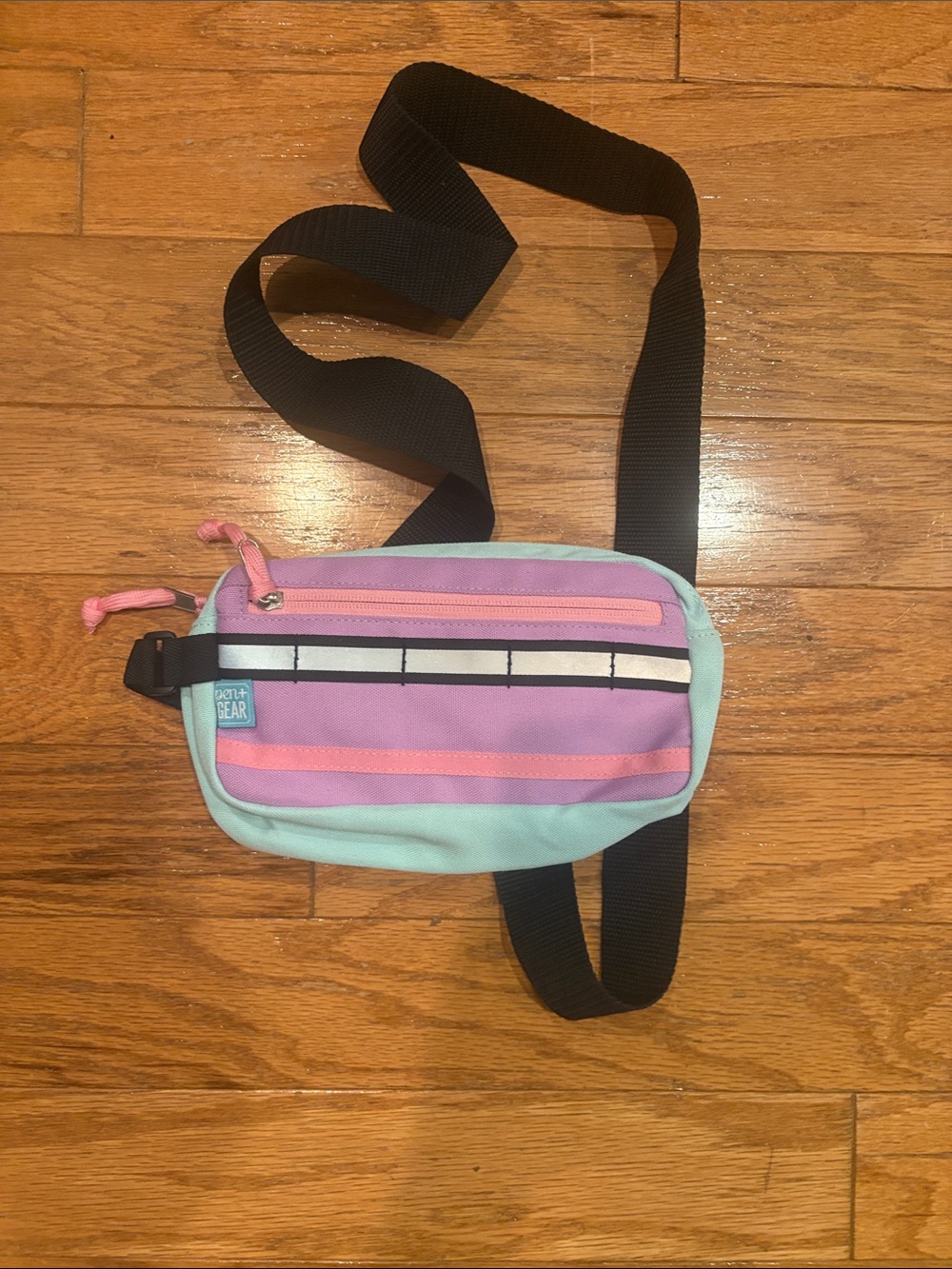 Pen+Gear Bar Bag Pencil Pouch, Pink and Blue Color